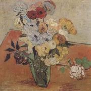 Vincent Van Gogh Roses and Anemones (mk06) France oil painting reproduction